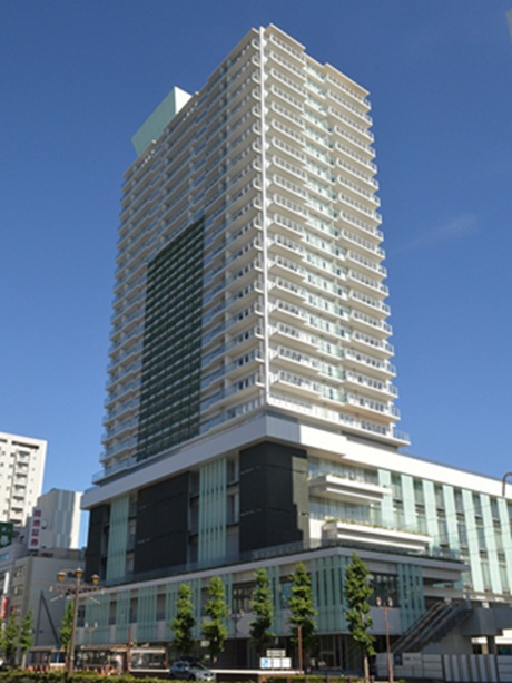 ラック・インターナショナル株式会社 新本社（emCAMPUS EAST／愛知県豊橋市）の外観